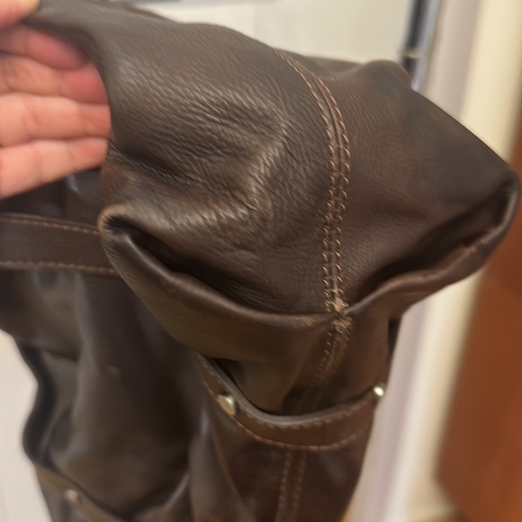 LANVIN leather shoulder bag with duster - Picture 9 of 10